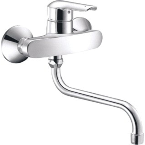 Hansa Vantis Mitigeur d'évier 1/2 pouce 2 trous de robinet limiteur de température Chrome brillant SW116514