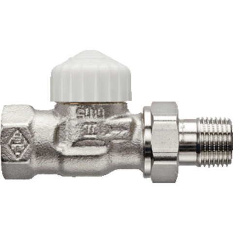 Heimeier V exact robinet d'arrêt de radiateur droit dt 15 1/2 nickelé GA21551