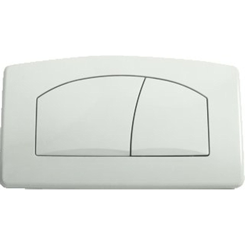 Rezi Quick-Fit Bedieningspaneel closet/urinoir H19xB2xL34cm waterbesparend Kunststof Wit SW111784