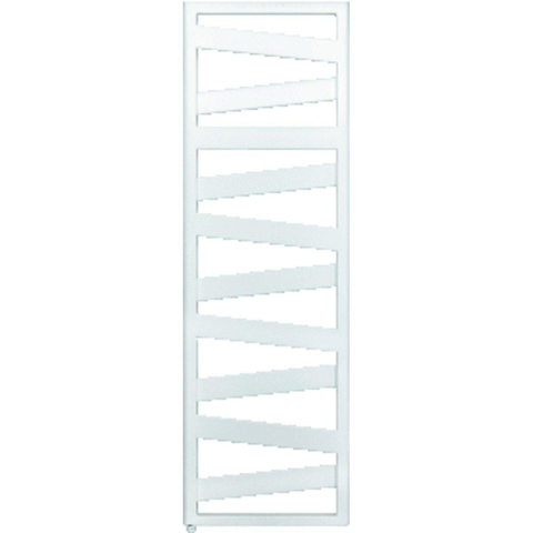 Zehnder Ribbon sèche-serviettes - 50x156.7cm - électrique - 600 watts - droit - blanc brillant SW270218