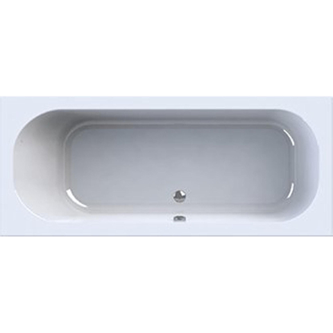 WaveDesign by Wisa Amarante Ligbad - 170x75x48cm - met gat - rechthoek - kunststof - wit SW115425