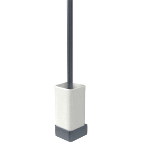Haceka Aline Garniture de balai de WC Aluminium Brossé Gris SW213393