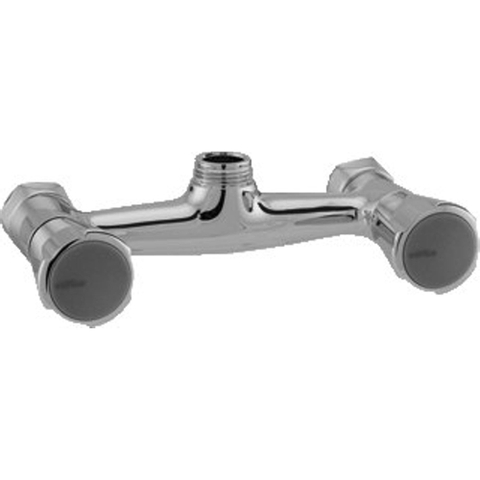 Venlo Nimbus II Messing Eco wandkraan z. uitlloop zonder koppelingen HOH=15cm chroom 0420836