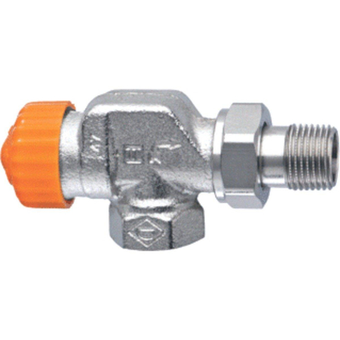 Heimeier Eclipse robinet thermostatique de radiateur avec régulation de débit équerre inversée 1/2 1602343