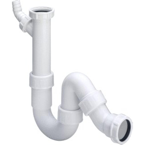 Viega hostaleen siphon universel 6/4x40mm avec raccordement pour machine à laver avec raccord à serrage 0520497