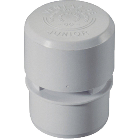 Mcalpine ventapipe jr aérateur d'appareil avec anneau réducteur 50mm blanc 0520162