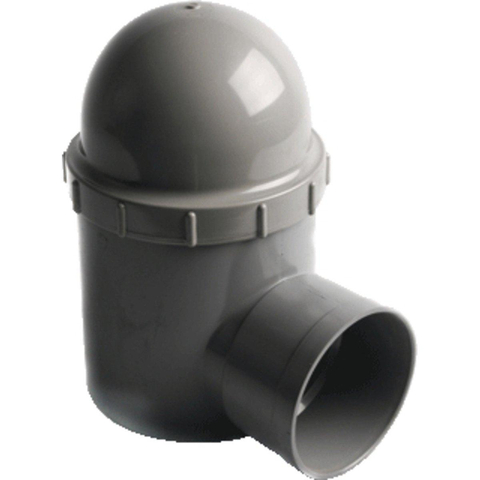 Wavin HWA L-rioolsifon Ø110mm PVC grijs SW76031
