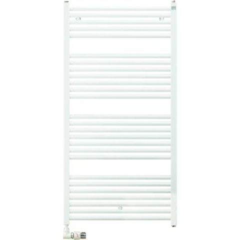 Zehnder Zeno radiateur sèche-serviettes 78,8x50cm 377watt Acier Blanc brillant 7612151