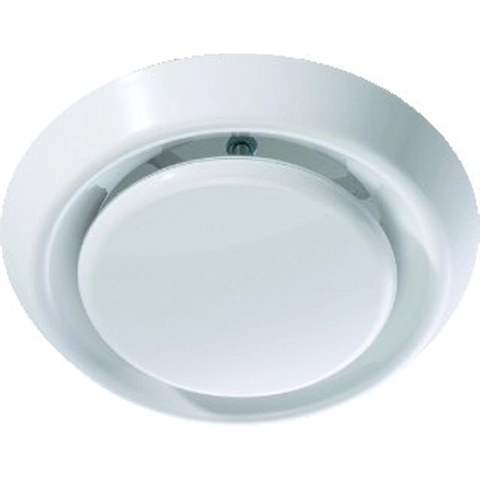 Duco Grille de ventilation ronde Plastique Blanc SW144407