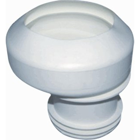 De Beer Closetafvoermanchet L14cm Kunststof Wit SW112398