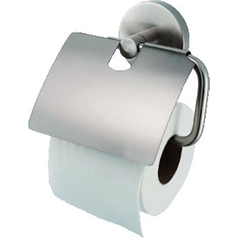 Haceka Pro 2500 Toiletrolhouder met klep rvs SHOWROOMMODEL SHOW26565