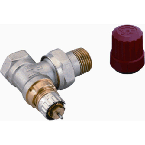 Danfoss robinet d'arrêt de radiateur thermostatique coudé court 3/4 Kvs = 057 m3/h RA N20 7572291