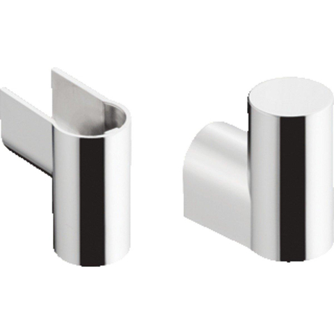 Hansgrohe Divers Afdekkap - voor glijstang Unica D per paar - hoogglans chroom 0450831
