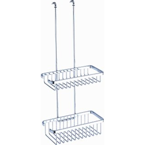 Geesa Basket Porte-douche suspendu double 26,5cm Chrome 0650239