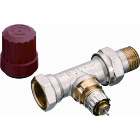 Danfoss radiatorafsluiter met voorinstelling 3/8 recht Kvs = 065 m3/h RA N10 7572296