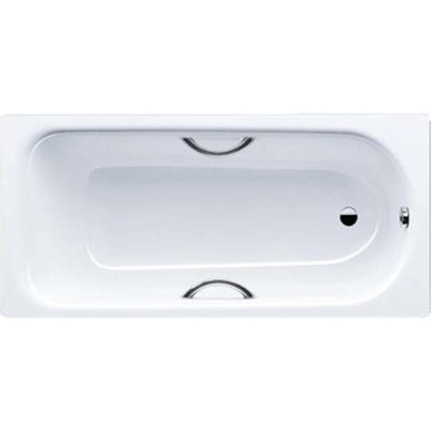 Kaldewei Saniform Plus Star baignoire acier émaillé rectangulaire avec montage de poignées 170x70x41cm sans poignée blanc 0341690