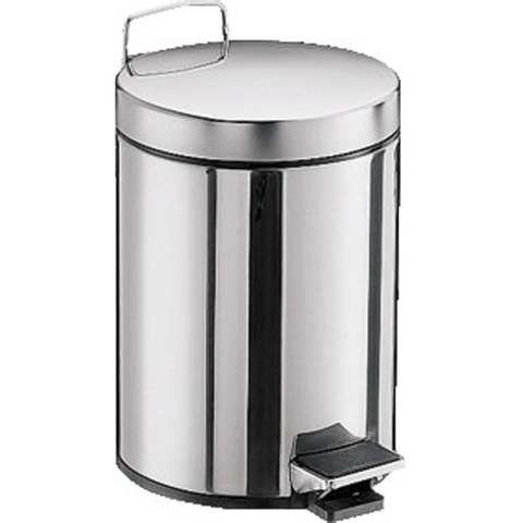 Emco System 2 poubelle ronde en acier inoxydable GA68402
