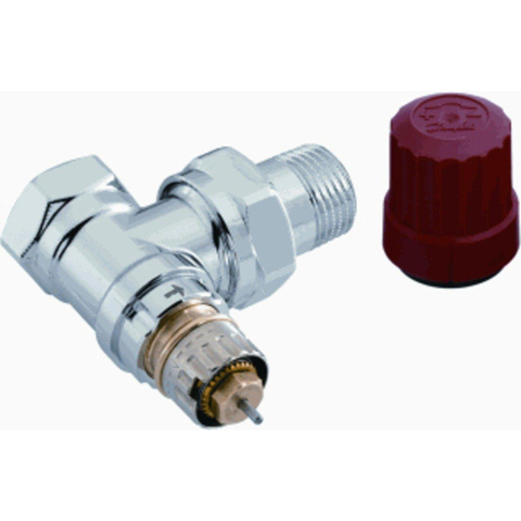 Danfoss RA NC Robinet de radiateur thermostatique 1/2 bi bu coudé chrome 7570070