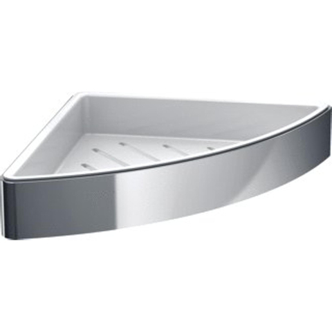 Emco Loft panier d'angle avec insert amovible blanc/chrome GA42788