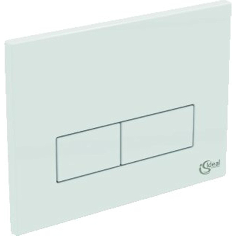 Ideal Standard bedieningsplaat rechthoekig dualflush wit 0181165