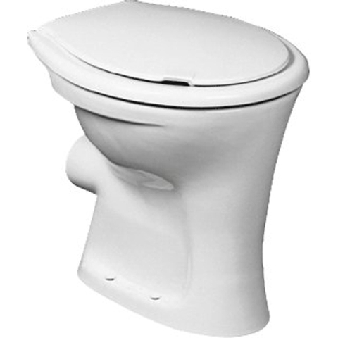 Ideal Standard cuvette au sol +6cm avec bride à évacuation directe PK blanc 0180813