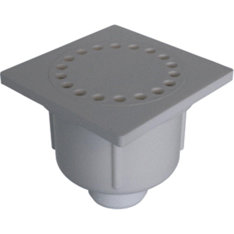 De Beer vloersifon ABS 40mm 180° wit 2120453