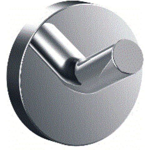 Emco Round Handdoekhaak - 4x4cm - enkel - chroom SW452866