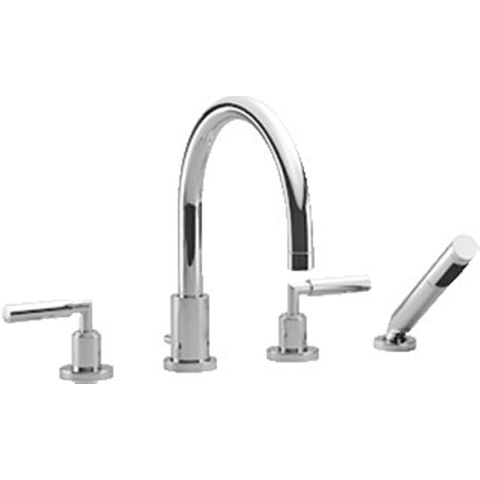Dornbracht Tara Classic Mitigeur de bord de baignoire 4 trous platine mat 0480406