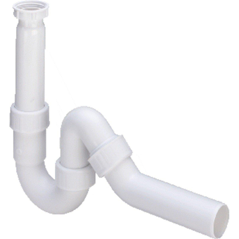 Viega Gootsteenafvoeren Siphon 2inch incluant tubulure murale Matière synthétique Blanc SW116250