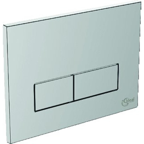 Plaque de commande Ideal Standard 23x17cm à deux boutons chrome SW76751