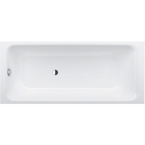 Bette Select baignoire tôle d'acier rectangulaire 170x75x42cm avec trop-plein arrière 0371835