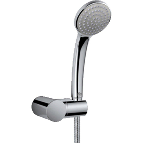 Ideal Standard Idealrain ensemble de baignoire : flexible de douche 150cm douchette 80mm 1 jet et support de douchette réglable chrome 0180720