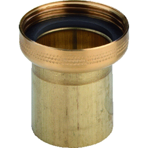 Viega Reservedelen voor sifons plugkoppeling messing 6/4"x38mm vlakdichtend 0500917