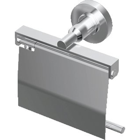 Ideal Standard Iom closetrolhouder met klep chroom 0180491