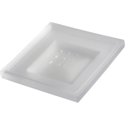Geesa Modern art inzet voor zeephouder glas mat dicht voor 3503 02 GA48820