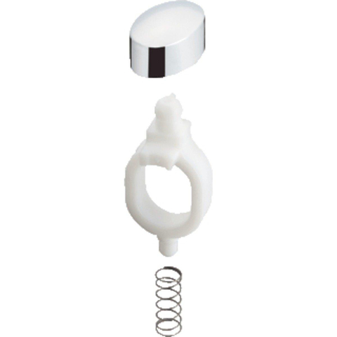 Hansgrohe drukknop set - 10 st - grijs 0450851