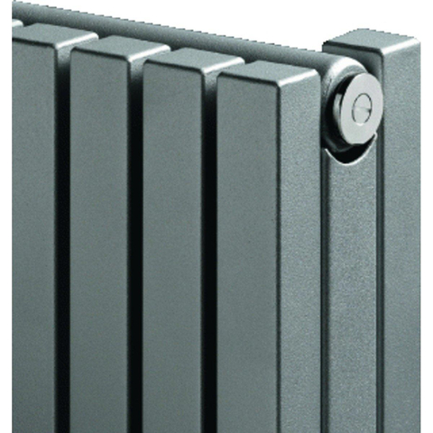 VASCO CARRE Radiator (decor) H180xD8.6xL35.5cm 1293W Staal Anthracite January SW139379