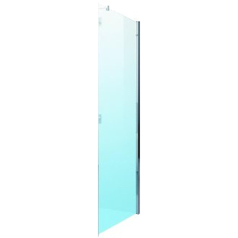 Novellini Young 2.0 FG paroi latérale 73/75x200cm pour porte battante G et porte pliante 2GS avec profil chrome mat et verre transparent 0336511