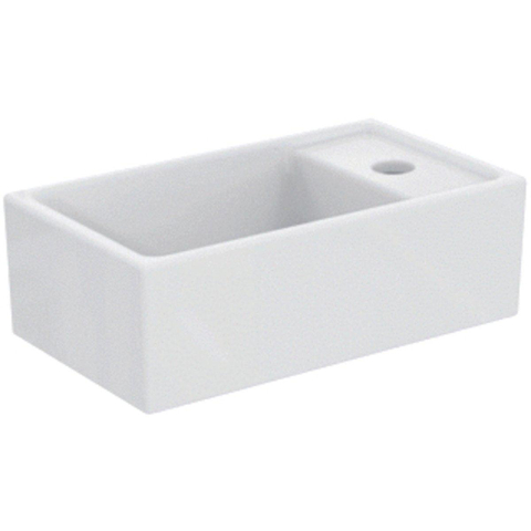 Ideal Standard Tempo lave-mains - 37x21x12cm - trou de robinet à droite - sans bonde - blanc SW420795