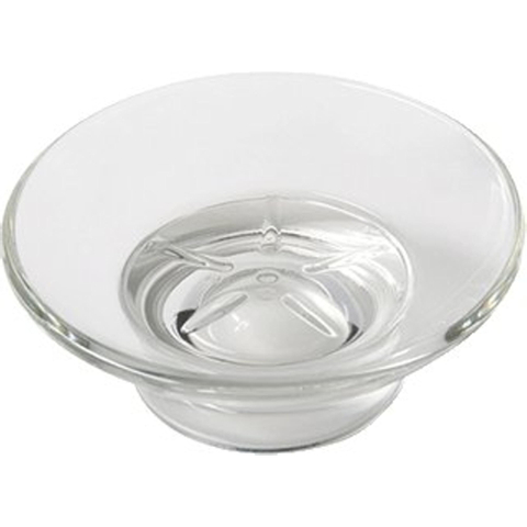 Geesa Nemox insert pour porte-savon verre transparent fermé pour 6503 05 GA48881