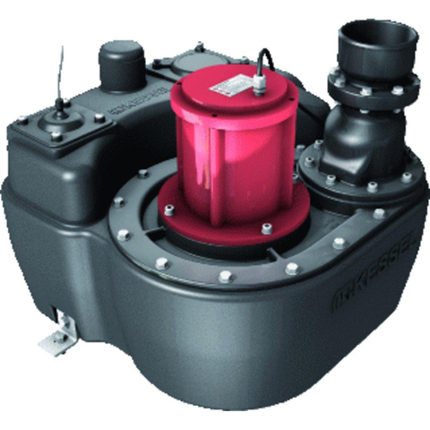Kessel Aqualift F Mono Unité de pompe eaux usées - station de relevage 50L - unité de commande confort - installation libre - 1.1kW - 230V - SPF1400 S3 - fermeture de pression horizontale 7924180