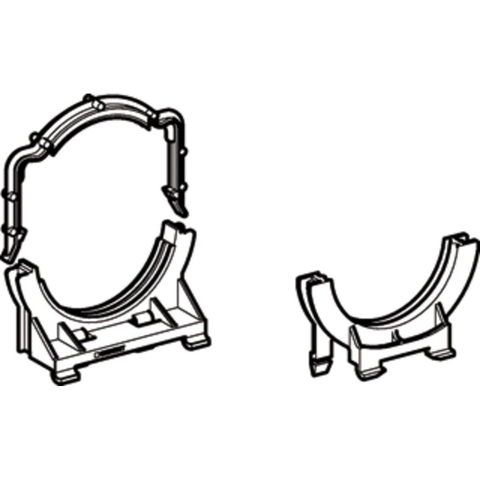 Geberit Duofix étrier de serrage - pour coude d'évacuation dupfix GA54747