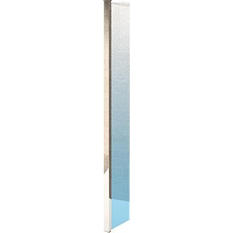 Novellini Kuadra paroi latérale hl 30x200cm pour douche à l'italienne h profil chromé avec verre transparent 0336366