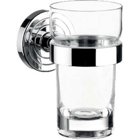 Emco Polo porte-verre avec verre chrome 0630740