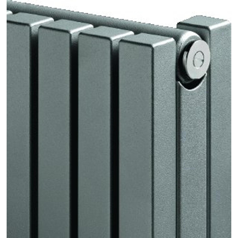 VASCO CARRE Radiateur (décor) H180xP8.6xL29.5cm 1097W Acier Aluminium Grey January SW139332