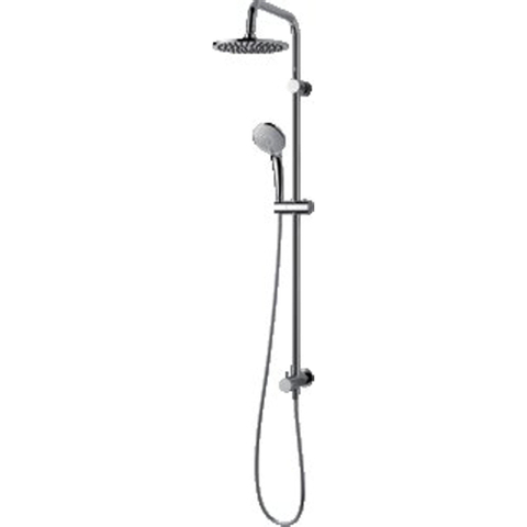 Ideal Standard Idealrain Colonne de douche pour robinet encastrable avec douchette et douche de tête et barre de douche chrome 0180733