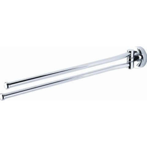 Geesa Luna 2 lids porte-serviettes 43,5cm chrome 0653187