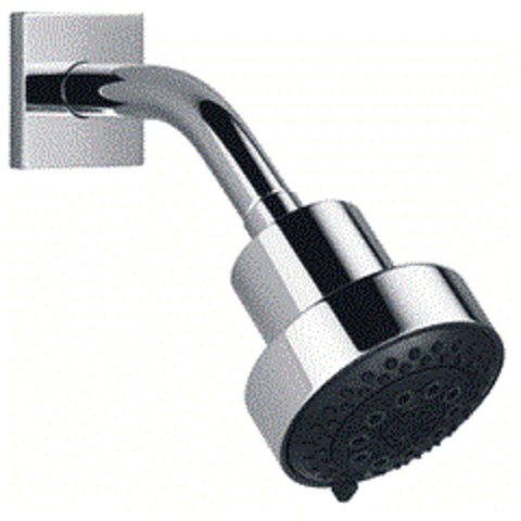 Dornbracht Symetrics pomme de douche réglable avec bras de douche et rosace 1/2 chrome 0480775