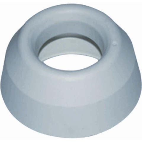 De Beer Mulet valpijpverbinding - 44x48mm - wit 0730114