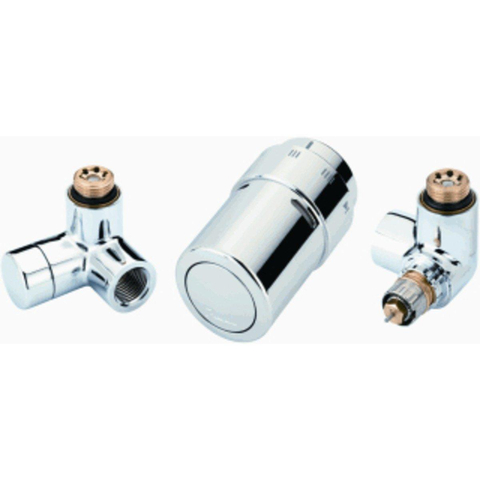 Danfoss X tra Collection Designset 1/2 rechts verchroomd 7572432
